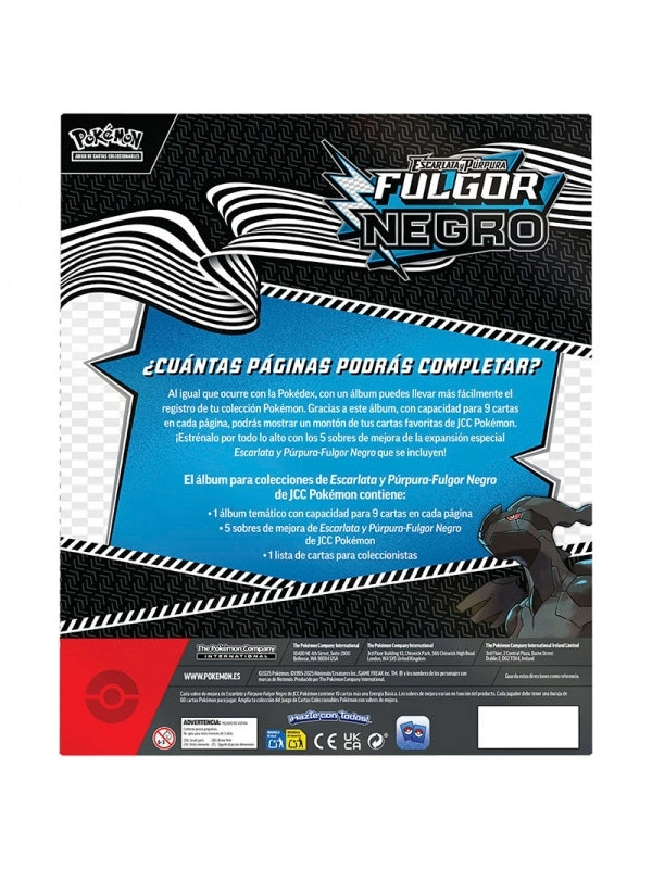 Pokemon Poster Collection FULGOR NEGRO Y LLAMA BLANCA