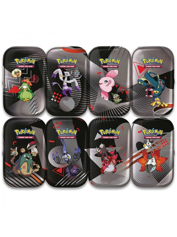 Mini Latas Fulgor Negro y Llama Blanca