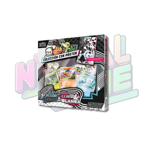 Pokemon Poster Collection FULGOR NEGRO Y LLAMA BLANCA