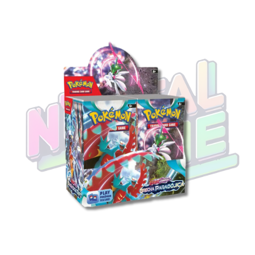 Caja 36 sobres Pokémon Escarlata y Púrpura Brecha Paradójica