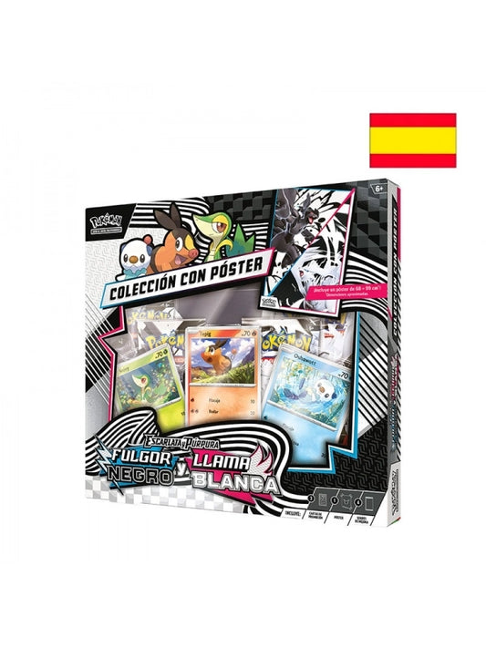 [PRE-VENTA] Pokemon Poster Collection FULGOR NEGRO Y LLAMA BLANCA SV10.5 ESPAÑOL